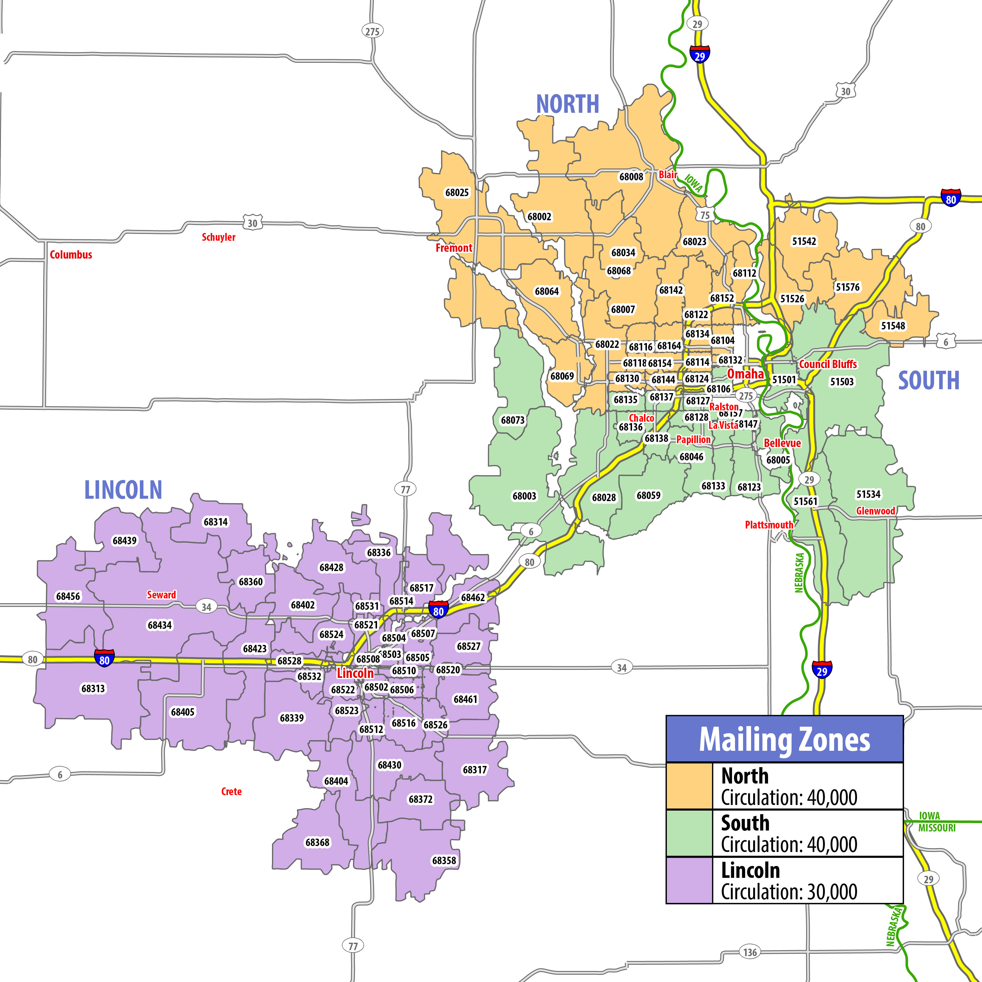 Map of RSVP Omaha